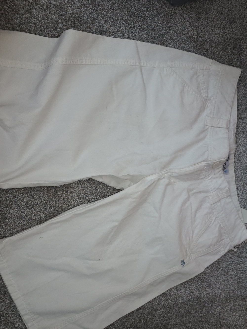 Lost Men's White Cotton Chinos